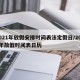 2021年放假安排时间表法定假日/2021年放假时间表日历