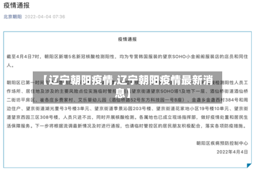 【辽宁朝阳疫情,辽宁朝阳疫情最新消息】-第1张图片