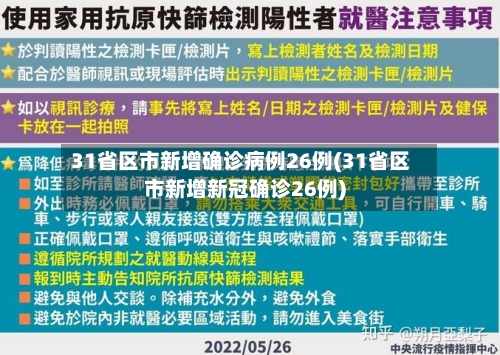 31省区市新增确诊病例26例(31省区市新增新冠确诊26例)-第2张图片