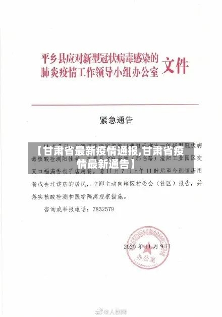 【甘肃省最新疫情通报,甘肃省疫情最新通告】-第3张图片